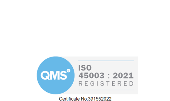 ISO 45003 Registered